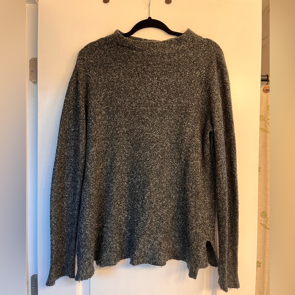 Old Navy Gray Cowl Neck Sweater